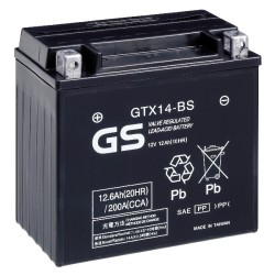 ΜΠΑΤΑΡΙΑ GS GTX14-BS 12Ah 12V